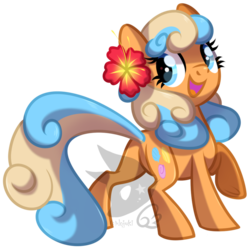 Size: 896x891 | Tagged: safe, artist:jojuki, oc, oc only, oc:shelly shores, earth pony, pony, flower, solo