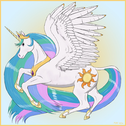 Size: 1525x1525 | Tagged: safe, artist:azvolrien, princess celestia, g4, female, solo