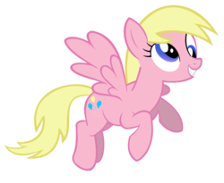 Size: 4000x3276 | Tagged: safe, artist:illuminatiums, derpy hooves, pinkie pie, pegasus, pony, g4, derpy pie, female, flying, fusion, mare, palette swap, show accurate, simple background, solo, transparent background, vector