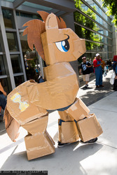 Size: 1365x2048 | Tagged: artist needed, safe, doctor whooves, time turner, human, g4, 2014, convention, cosplay, fanimecon, irl, irl human, photo, ponysuit, quadsuit