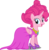 Size: 9098x9352 | Tagged: safe, artist:atomicmillennial, pinkie pie, alicorn, pony, g4, absurd resolution, alicornified, alternate hairstyle, clothes, dress, female, high heels, pinkiecorn, princess pinkie pie, race swap, simple background, solo, transparent background, xk-class end-of-the-world scenario