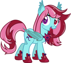 Size: 4678x4163 | Tagged: dead source, safe, artist:tsabak, oc, oc only, oc:starlight blossom (tsabak), bat pony, pony, absurd resolution, heterochromia, solo