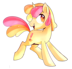 Size: 694x669 | Tagged: safe, artist:kaji-tanii, oc, oc only, oc:paint tool, pony, unicorn, solo