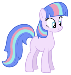Size: 693x728 | Tagged: safe, artist:unoriginai, oc, oc only, earth pony, pony, crack shipping, magical lesbian spawn, offspring, parent:coco pommel, parent:twilight sparkle, parents:cocosparkle, simple background, solo, white background