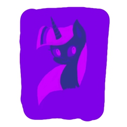 Size: 800x800 | Tagged: safe, artist:golden-redhead, twilight sparkle, g4, female, limited palette, solo