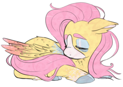 Size: 1023x726 | Tagged: safe, artist:ooyama-kun, fluttershy, g4, female, solo