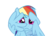 Size: 5704x4053 | Tagged: safe, artist:aborrozakale, rainbow dash, g4, absurd resolution, female, scared, simple background, solo, transparent background, vector, wing hands