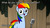 Size: 1024x576 | Tagged: safe, rainbow dash, rainbow dash presents, g4, female, image macro, meme, pun, rainbow's pun, solo