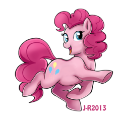 Size: 688x655 | Tagged: safe, artist:creepynurse, pinkie pie, earth pony, pony, g4, female, looking at you, mare, simple background, solo, transparent background