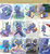 Size: 3366x3638 | Tagged: safe, artist:howxu, princess celestia, princess luna, oc, oc:fausticorn, pony, umbreon, semi-anthro, gamer luna, batman, bipedal, chang'e, chinese, chinese mythology, clothes, controller, costume, cute, dc comics, dress, fangs, filly, headset, hoodie, howxu is trying to murder us, i am the night, lunabetes, meme, mythology, one-piece swimsuit, pokémon, s1 luna, school uniform, swimming pool, swimsuit, traditional royal canterlot voice, wardrobe meme, weapons-grade cute, woona, xd