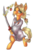 Size: 621x879 | Tagged: safe, artist:php154, applejack, earth pony, pony, g4, alternate hairstyle, apple, bipedal, clothes, female, kimono (clothing), looking at you, samurai applejack, simple background, solo, sword, transparent background, weapon