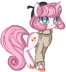 Size: 220x241 | Tagged: dead source, safe, artist:suzuii, oc, oc only, oc:bonnie sketch, pony, unicorn, solo