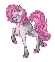 Size: 1691x1892 | Tagged: safe, artist:dreamyeevee, pinkie pie, g4, female, solo