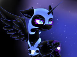 Size: 800x600 | Tagged: source needed, useless source url, safe, artist:eventide-empress, nightmare moon, g4, female, solo