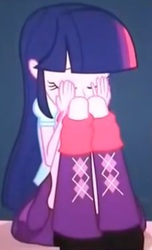 Size: 320x526 | Tagged: safe, screencap, twilight sparkle, equestria girls, g4, cropped, crying, female, sad, solo