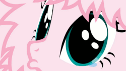 Size: 815x459 | Tagged: safe, artist:mixermike622, oc, oc only, oc:fluffle puff, g4, animated, close-up, crying, doe eyes, eye shimmer, face, frown, lip quiver, pouting, reaction image, sad, solo