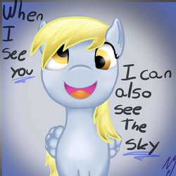 Size: 1024x1024 | Tagged: safe, artist:darknightdragon1, derpy hooves, pegasus, pony, g4, female, mare, solo