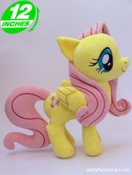 Size: 675x900 | Tagged: safe, artist:onlyfactory, fluttershy, g4, bootleg, irl, photo, plushie, solo