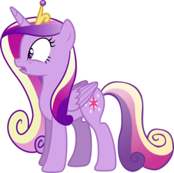 Size: 2018x2000 | Tagged: safe, princess cadance, twilight sparkle, alicorn, pony, g4, alternate hairstyle, female, high res, mane swap, mare, simple background, solo, tail swap, transparent background, twilight sparkle (alicorn)