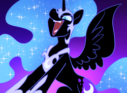 Size: 770x568 | Tagged: safe, artist:pixel-prism, nightmare moon, g4, female, solo