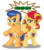 Size: 1280x1453 | Tagged: safe, artist:aleximusprime, flash sentry, sunset shimmer, pony, unicorn, g4, bipedal, crossover, female, henshin, kamen rider, kamen rider w, male, ship:flashimmer, shipping, simple background, straight, transparent background