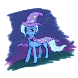 Size: 810x810 | Tagged: safe, artist:caitmoffitt, trixie, pony, unicorn, g4, female, mare, solo