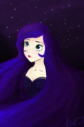 Size: 1000x1500 | Tagged: safe, artist:leasmile, princess luna, human, g4, female, humanized, solo