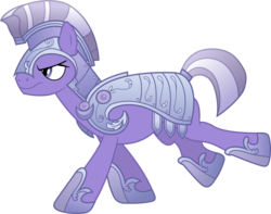 Size: 5870x4630 | Tagged: safe, artist:90sigma, amethyst stone, crystal pony, pony, equestria games (episode), g4, absurd resolution, armor, crystal guard, crystal guard armor, determined, male, royal guard, running, simple background, solo, stallion, transparent background, vector