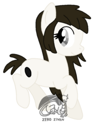 Size: 500x624 | Tagged: safe, artist:zerozivan, oc, oc only, ghost, pony, female, mare, solo
