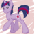 Size: 1000x1000 | Tagged: safe, artist:dawnshadow187, twilight sparkle, g4, dusk shine, rule 63, solo