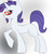 Size: 640x640 | Tagged: safe, artist:dawnshadow187, rarity, g4, blank flank, elusive, rule 63, solo