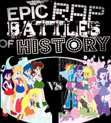 Size: 705x779 | Tagged: safe, applejack, fluttershy, pinkie pie, rainbow dash, rarity, spike, twilight sparkle, dog, equestria girls, g4, aino minako, epic rap battles of history, exploitable meme, hino rei, kino makoto, luna (sailor moon), meme, mizuno ami, prince artemis, sailor moon (series), spike the dog, tsukino usagi