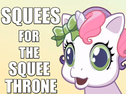 Size: 631x471 | Tagged: safe, sweetie belle (g3), g3, g3.5, newborn cuties, female, image macro, meme, solo, warhammer (game), warhammer 40k