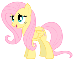 Size: 5500x4883 | Tagged: safe, artist:estories, fluttershy, g4, absurd resolution, female, simple background, solo, transparent background, vector