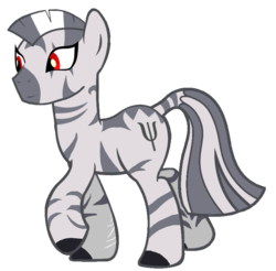 Size: 757x744 | Tagged: safe, oc, oc only, zebra, male, smiling, solo, stallion, walking