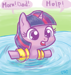 Size: 622x659 | Tagged: safe, artist:mcponyponypony, edit, twilight sparkle, g4, crossing the line twice, dude not funny, female, filly, filly twilight sparkle, help, implied drowning, parody, solo, the tables have turned, this will end in tears, we are going to hell