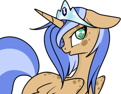 Size: 499x387 | Tagged: safe, artist:kagalia, oc, oc only, alicorn, pony, alicorn oc, floppy ears, solo