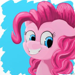 Size: 950x950 | Tagged: safe, artist:lordjeremy55, pinkie pie, g4, cute, female, smiling, solo