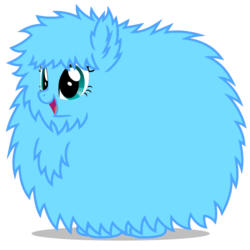 Size: 894x894 | Tagged: safe, artist:mixermike622, edit, oc, oc only, oc:fluffle puff, g4, blue, recolor, simple background, solo, transparent background, vector
