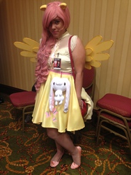 Size: 2448x3264 | Tagged: safe, fluttershy, human, g4, cosplay, high res, irl, irl human, photo, solo