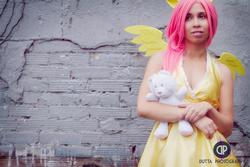 Size: 850x567 | Tagged: safe, artist:onedeviouskitty, fluttershy, human, g4, cosplay, irl, irl human, photo, solo