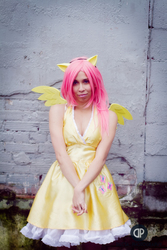 Size: 567x850 | Tagged: safe, artist:onedeviouskitty, fluttershy, human, g4, cosplay, irl, irl human, photo, solo