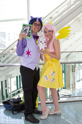 Size: 3456x5184 | Tagged: safe, fluttershy, twilight sparkle, human, g4, cosplay, irl, irl human, photo