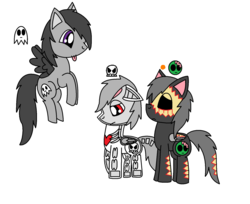 Size: 1684x1376 | Tagged: safe, artist:pokemonlpsfan, oc, oc only, ghost, pegasus, pony, zombie, skeleton