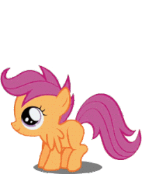 Size: 245x300 | Tagged: safe, screencap, scootaloo, g4, lesson zero, animated, background removed, cute, cutealoo, female, fluttering, gif, jumping, pronking, scootaloo can't fly, simple background, solo, transparent, transparent background