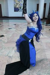 Size: 640x960 | Tagged: safe, artist:artisticdoe, princess luna, human, g4, cosplay, irl, irl human, photo, solo