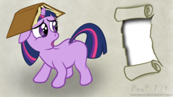 Size: 1920x1080 | Tagged: safe, artist:naarpuni, twilight sparkle, g4, book, female, filly, filly twilight sparkle, simple background, solo