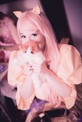 Size: 1867x2800 | Tagged: safe, artist:lynah, fluttershy, human, g4, cosplay, irl, irl human, photo, solo