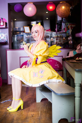 Size: 1867x2800 | Tagged: safe, artist:lynah, fluttershy, human, g4, cosplay, irl, irl human, photo, solo