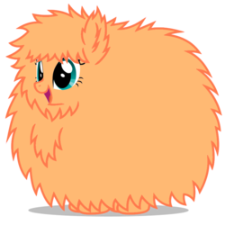 Size: 894x894 | Tagged: safe, artist:mixermike622, edit, oc, oc only, oc:fluffle puff, earth pony, pony, g4, open mouth, orange fur, recolor, simple background, smiling, solo, transparent background, vector